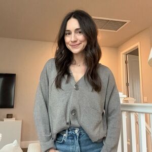 H&M Gray Women's Cardigan Sweater